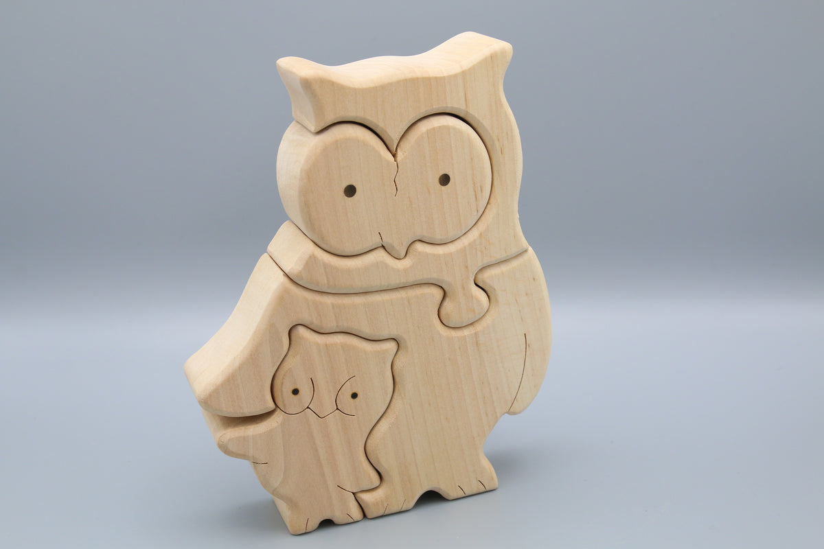  Foto zu Holz Puzzle Eule Tierpuzzle – Benji Holz 